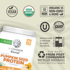 Organic Pumpkin Seed Protein Powder | Plant-Based Protein

