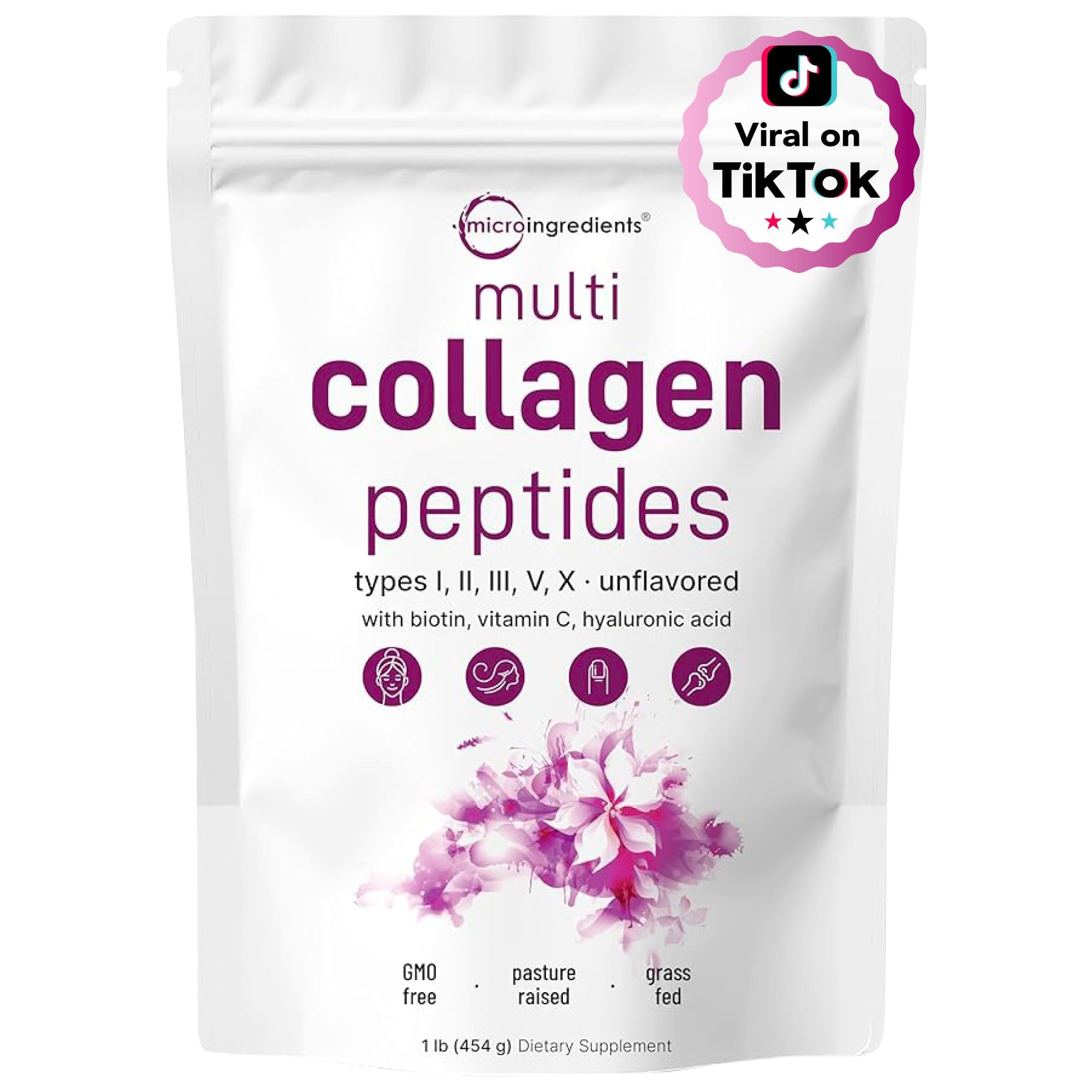 Micro Ingredients Collagen Peptides Powder – Unflavored

