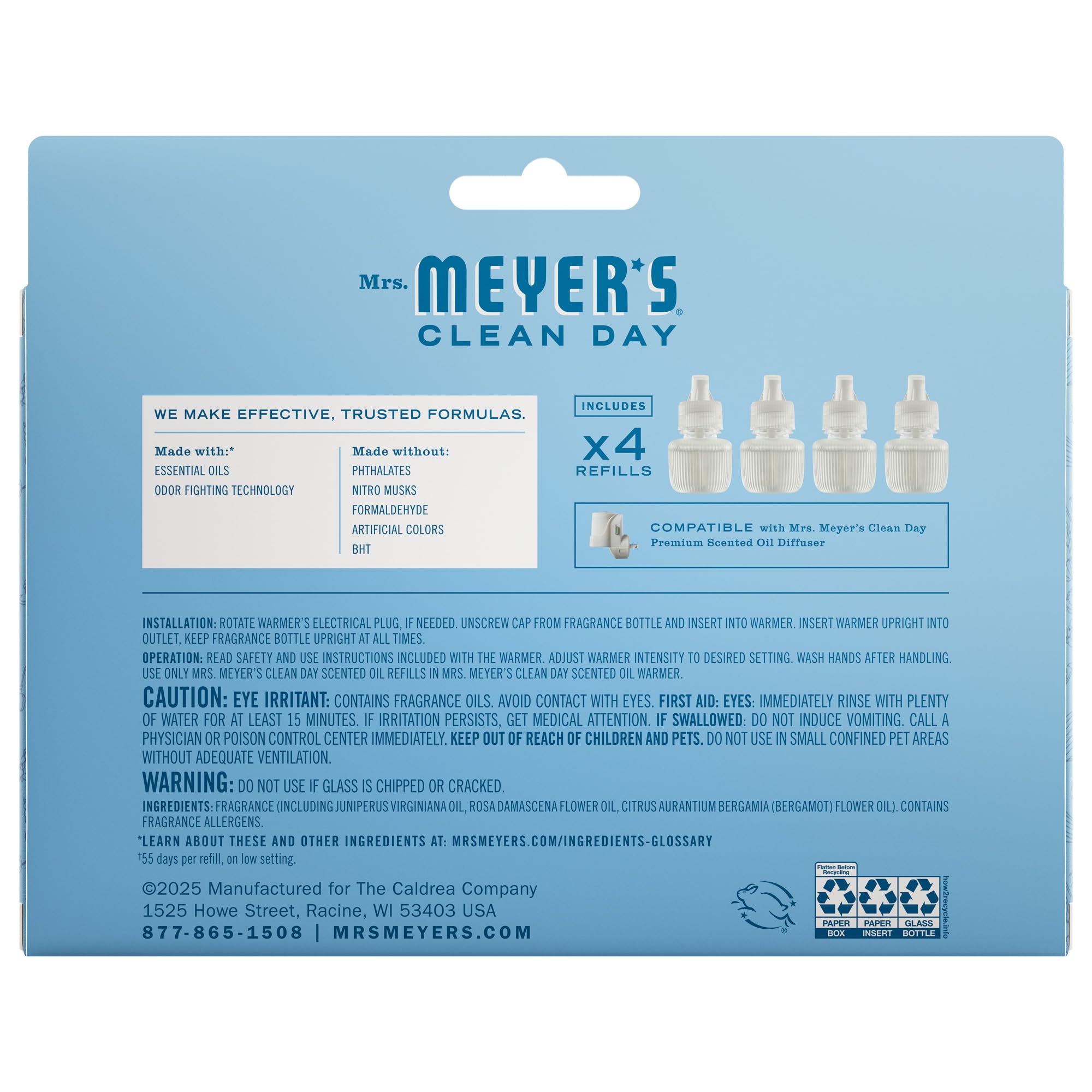 Mrs. Meyer's Clean Day Scented Oils

