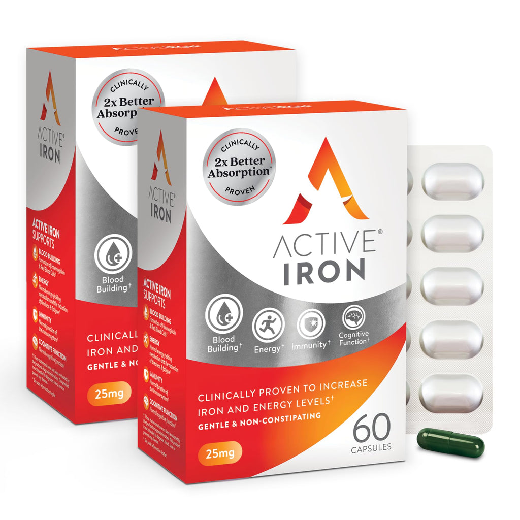 Active Iron 25mg Supplement for Energy & Iron Support