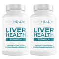 PUREHEALTH RESEARCH Liver Health Detox & Repair Supplement with Milk Thistle & Turmeric
