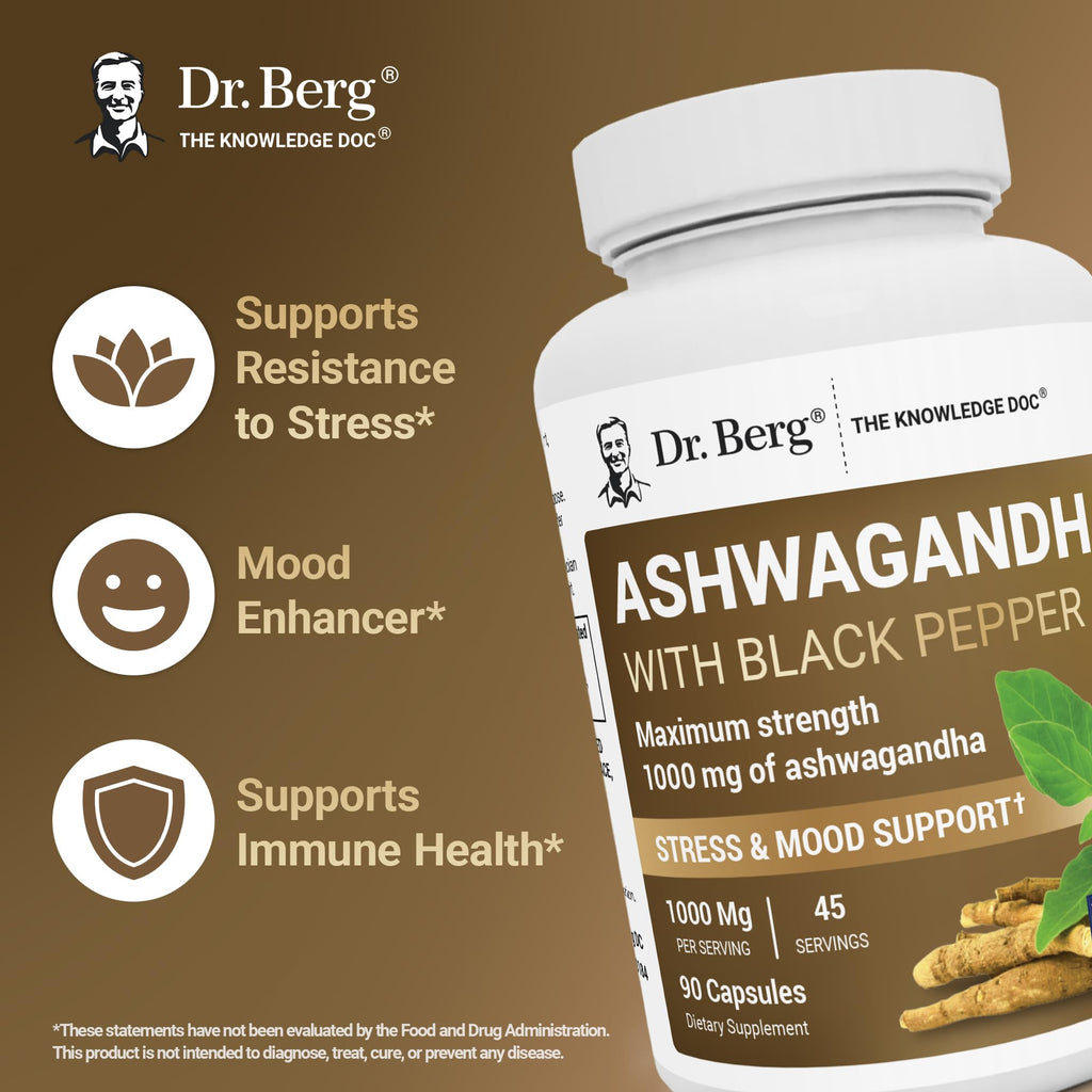 Dr. Berg Ashwagandha Supplement | Wellness Support

