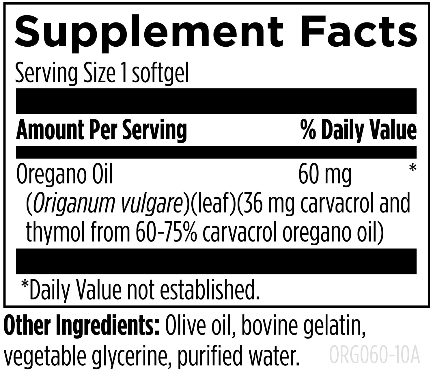 Oil of Oregano Capsules by Designs for Health | GI Support

