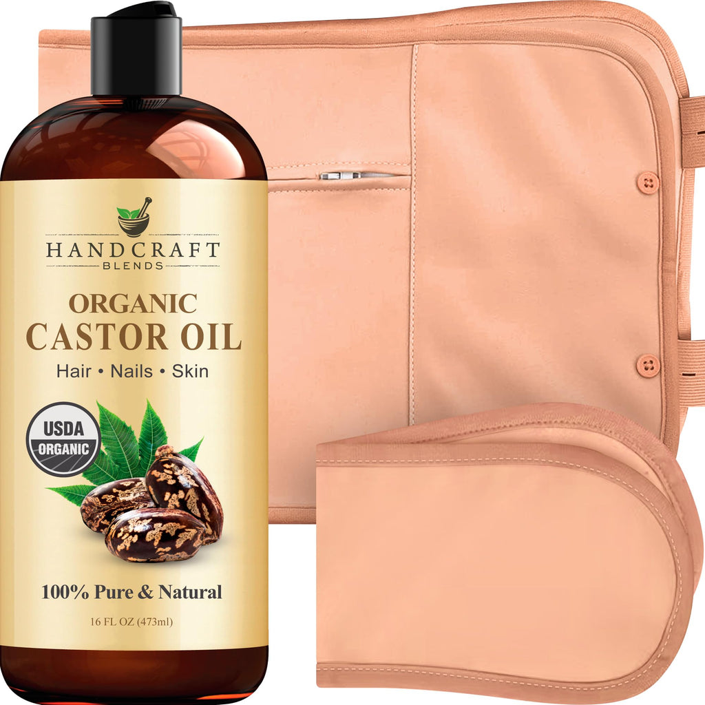 Handcraft Blends Castor Oil Wrap | Easy Topical Care

