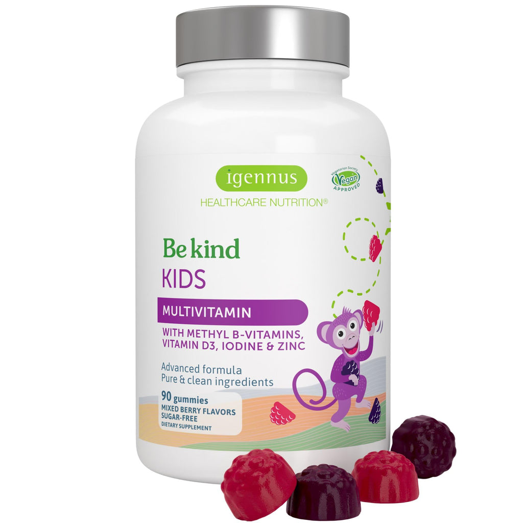 Igennus Methylated Kids Multivitamin Gummies | Clean Label

