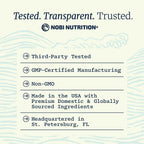NobI Magnesium Glycinate Supplement | Chelated Absorption

