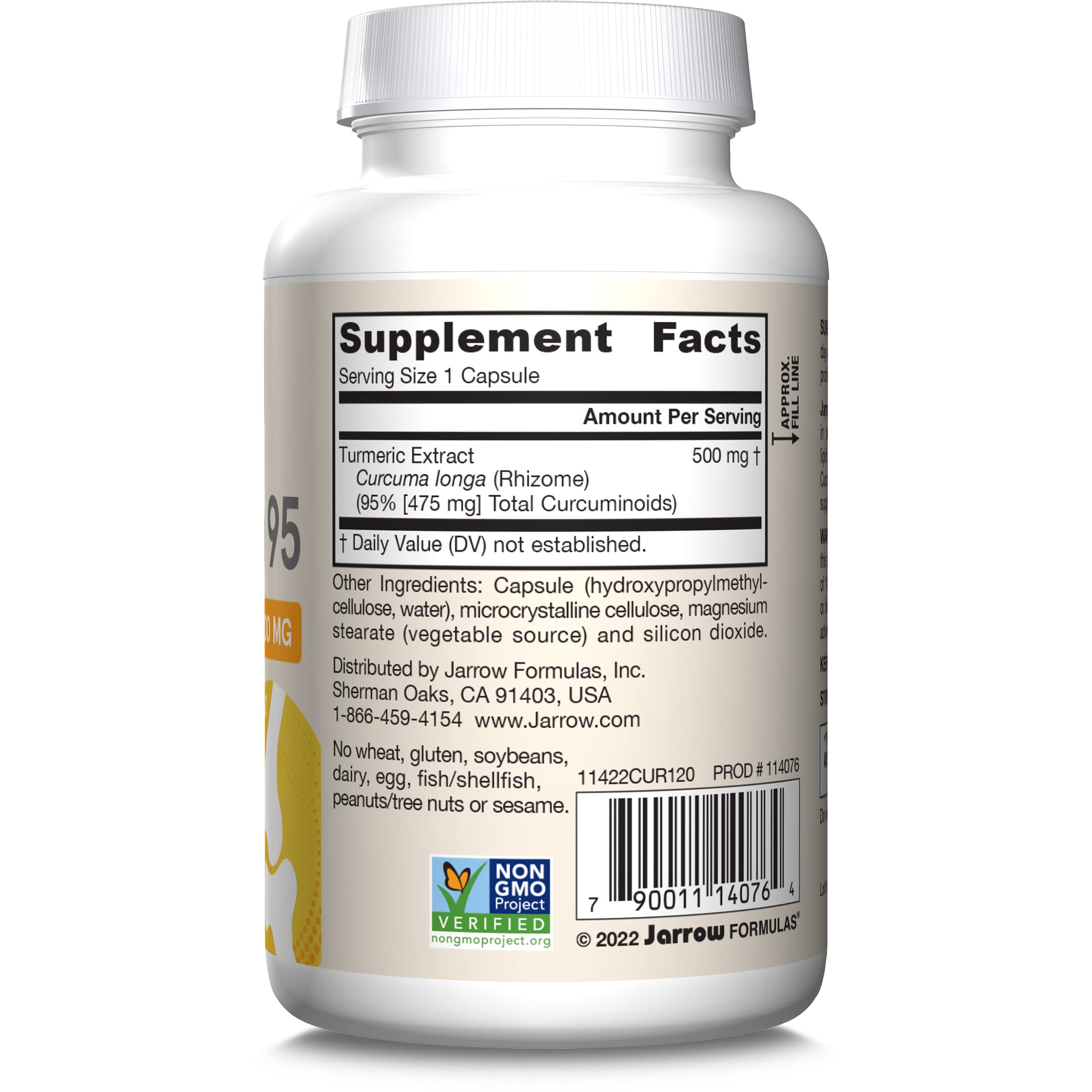Jarrow Curcumin 95 Turmeric Extract - Antioxidant & Joint


