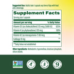 MegaFood Vitamin D3 5000 IU with K2 – Vegetarian Supplement

