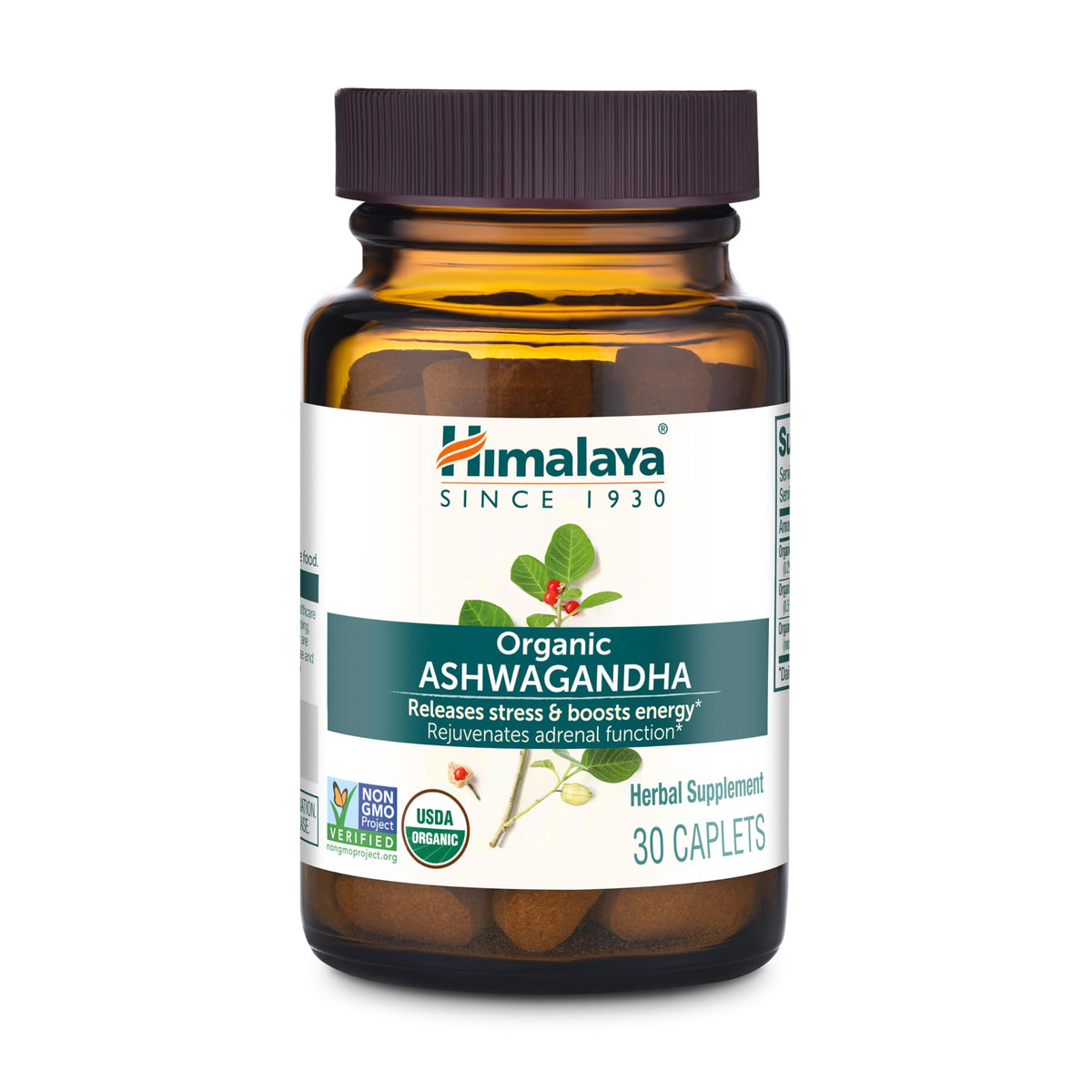 Himalaya Organic Ashwagandha Root - Ayurvedic Supplement