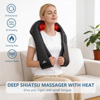 Neck Massager with Heat | Shiatsu Back & Shoulder Relaxation

