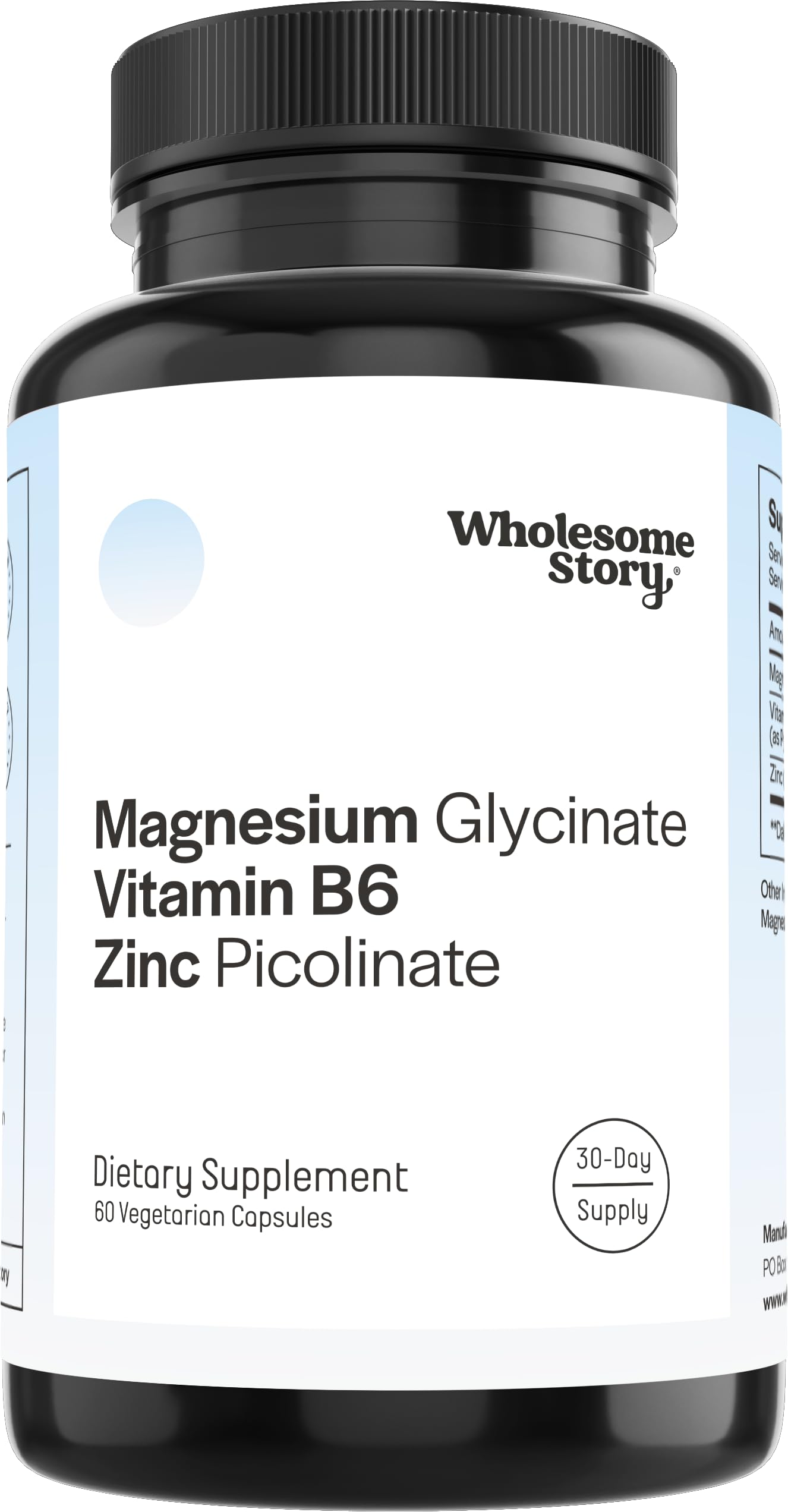 Wholesome Promise Zinc Picolinate & Magnesium Glycinate with B6 – Immune & Hormone Support