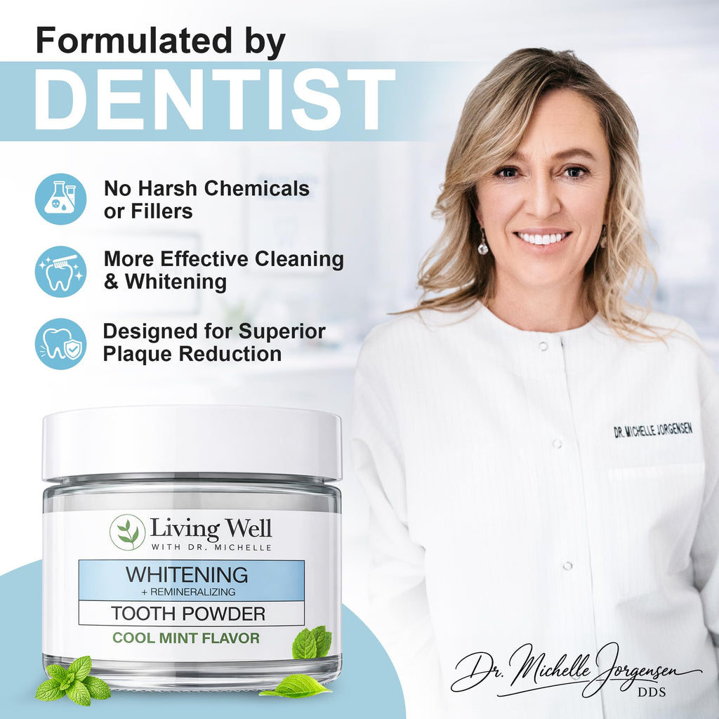 Dr. Michelle Tooth Powder Fluoride-Free Hydroxyapatite Enamel

