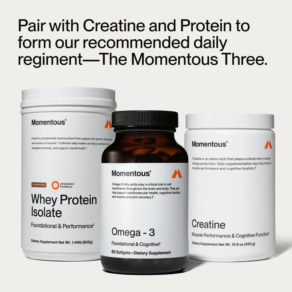 Momentous Omega-3 Fish Oil - Heart & Brain Support

