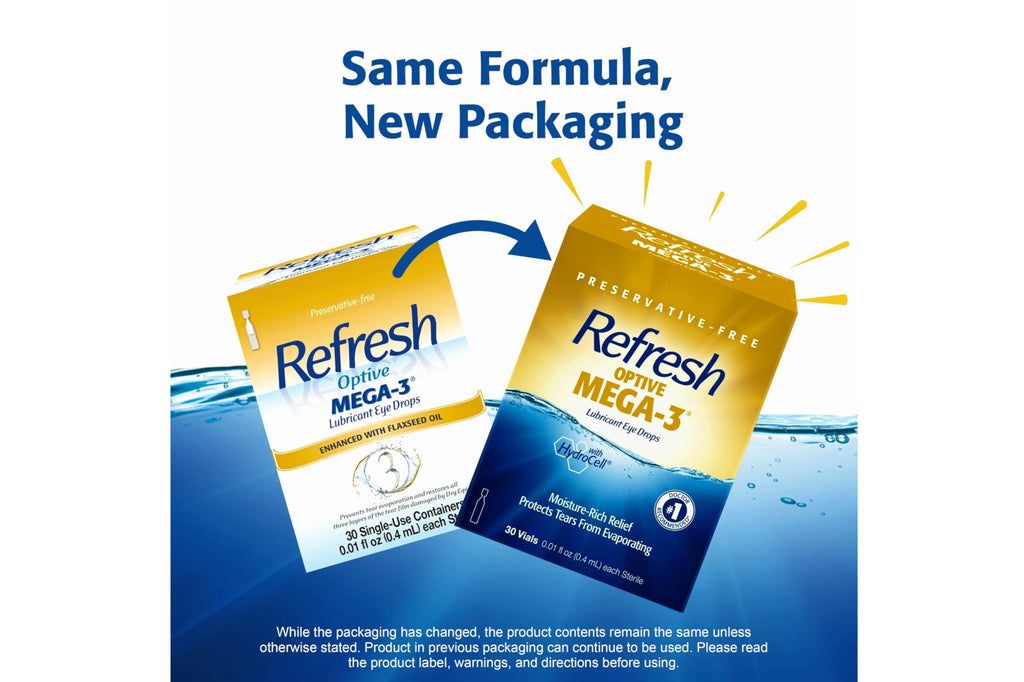 Refresh Optive Mega-3 Preservative-Free Eye Drops

