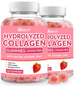 Sugar Free Collagen Gummies for Women with Biotin & Vitamins

