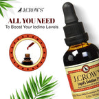 J.CROW'S Lugol's Iodine 2% Solution – Premium Iodine Liquid

