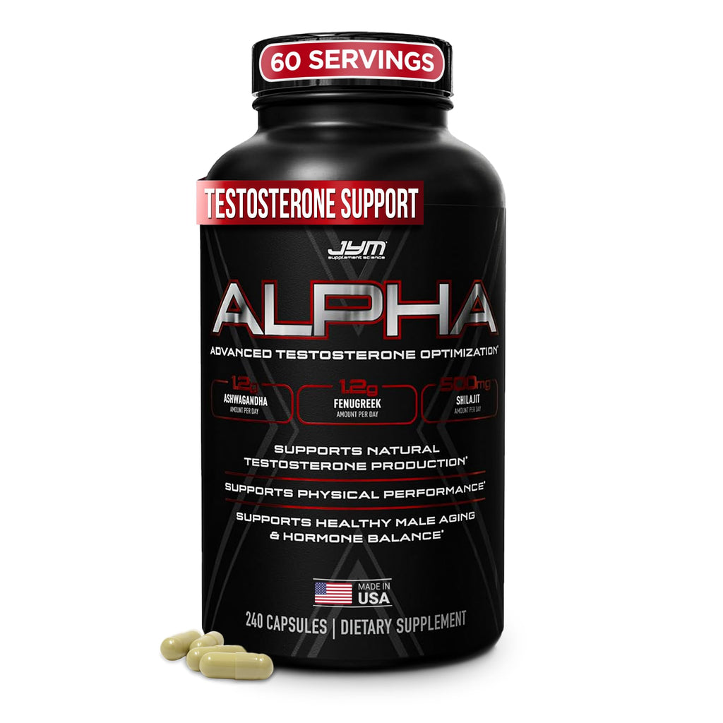 Alpha JYM X Testosterone Support Supplement