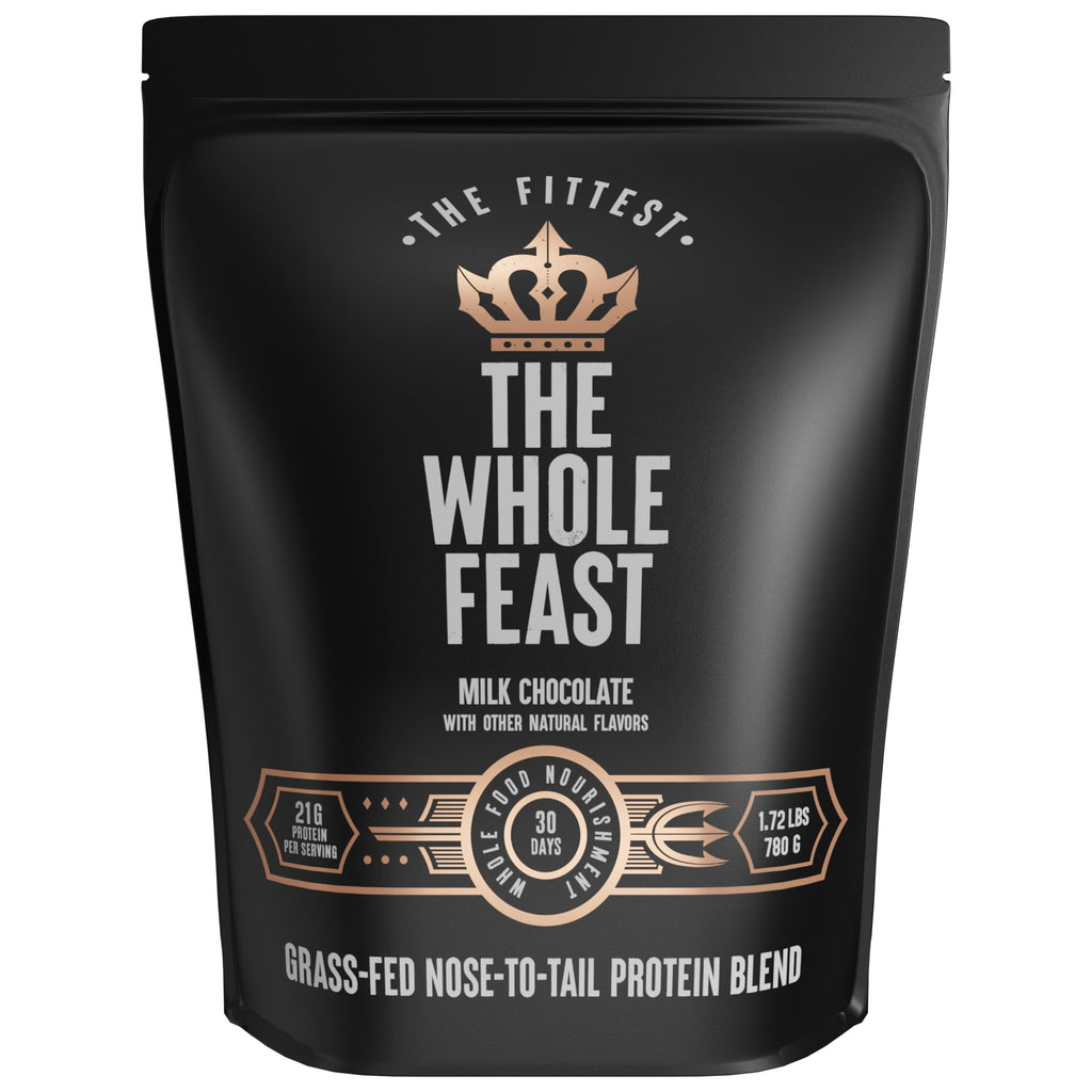 The Fittest Whole Feast Grass-Fed Beef Protein Powder

