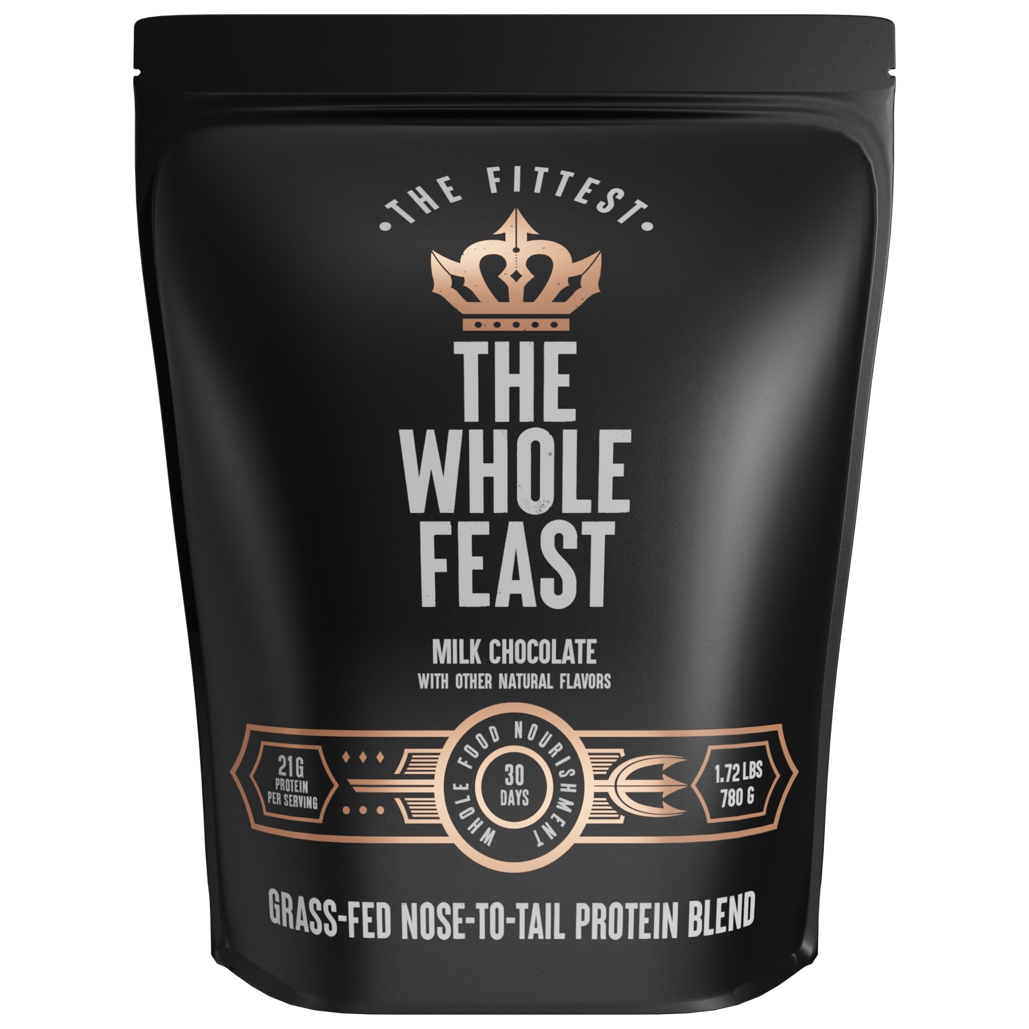 The Fittest Whole Feast Grass-Fed Beef Protein Powder

