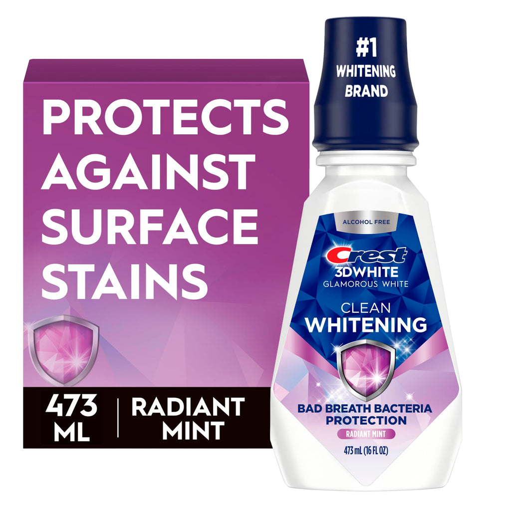 Crest 3D White Glamorous White Mouthwash Arctic Mint

