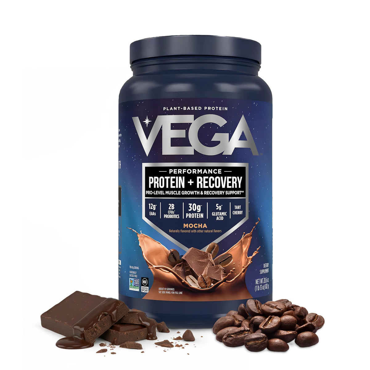 Vega Protein + Recovery Plant-Based Protein Powder