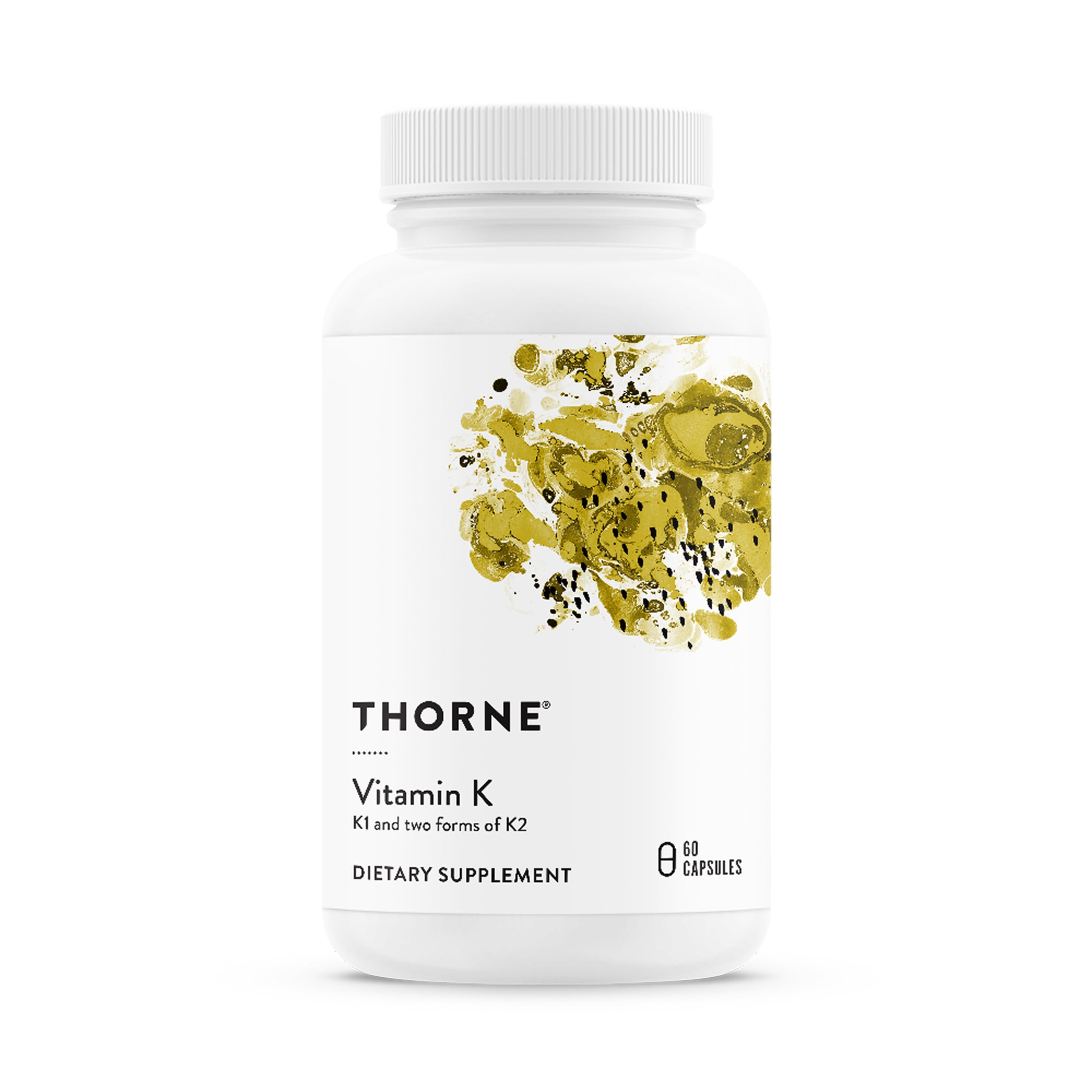 THORNE Vitamin K1 & K2 Capsule Supplement for Bone Health

