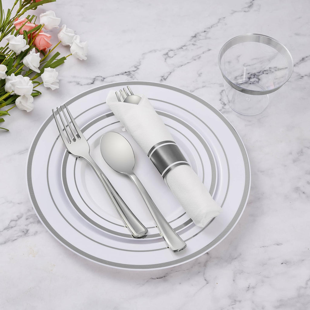 Plastic Dinnerware Set by Goodluck for Parties

