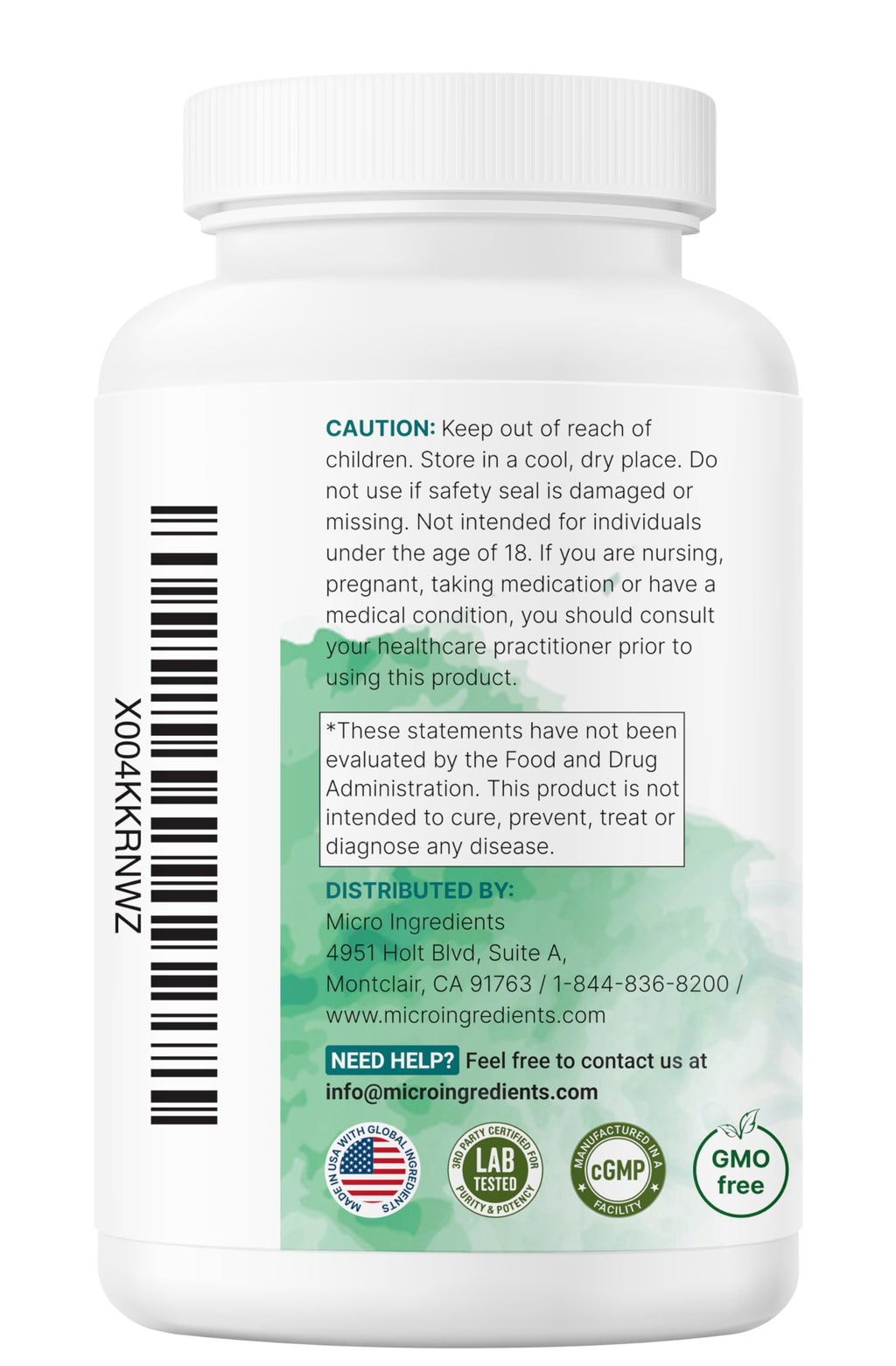Micro Ingredients Digestive Enzyme Supplement


