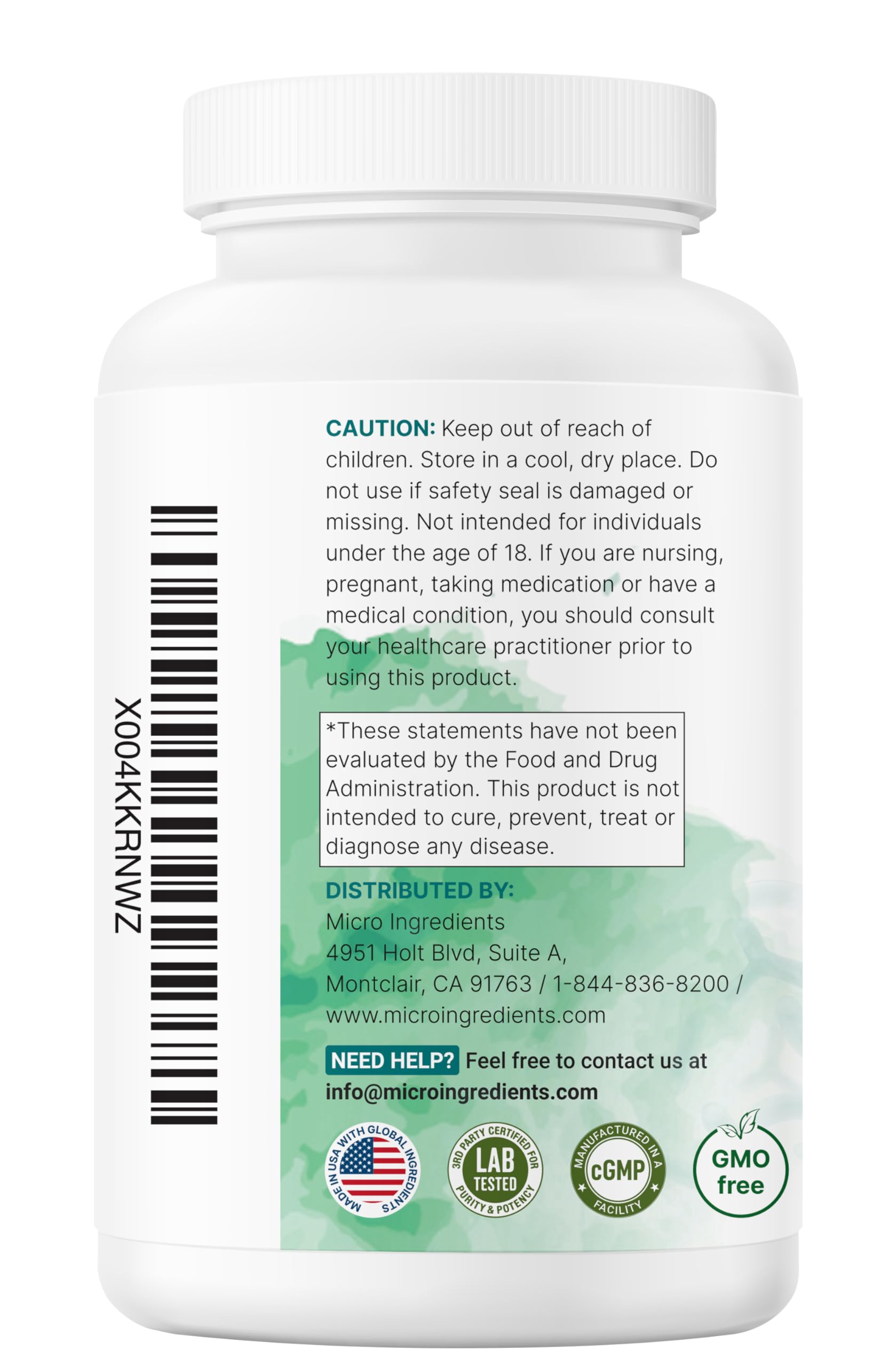 Micro Ingredients Digestive Enzyme Supplement

