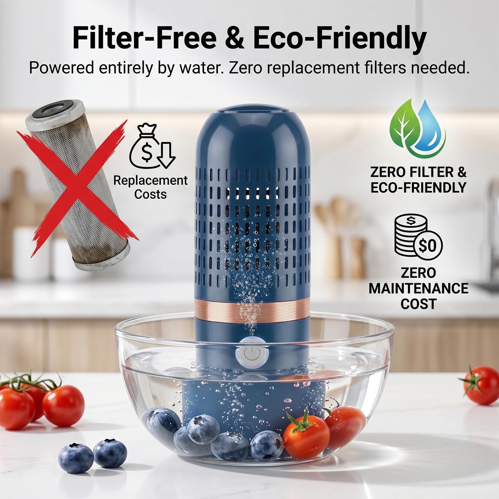 Purepod Produce Cleaner - Cordless Produce Washer

