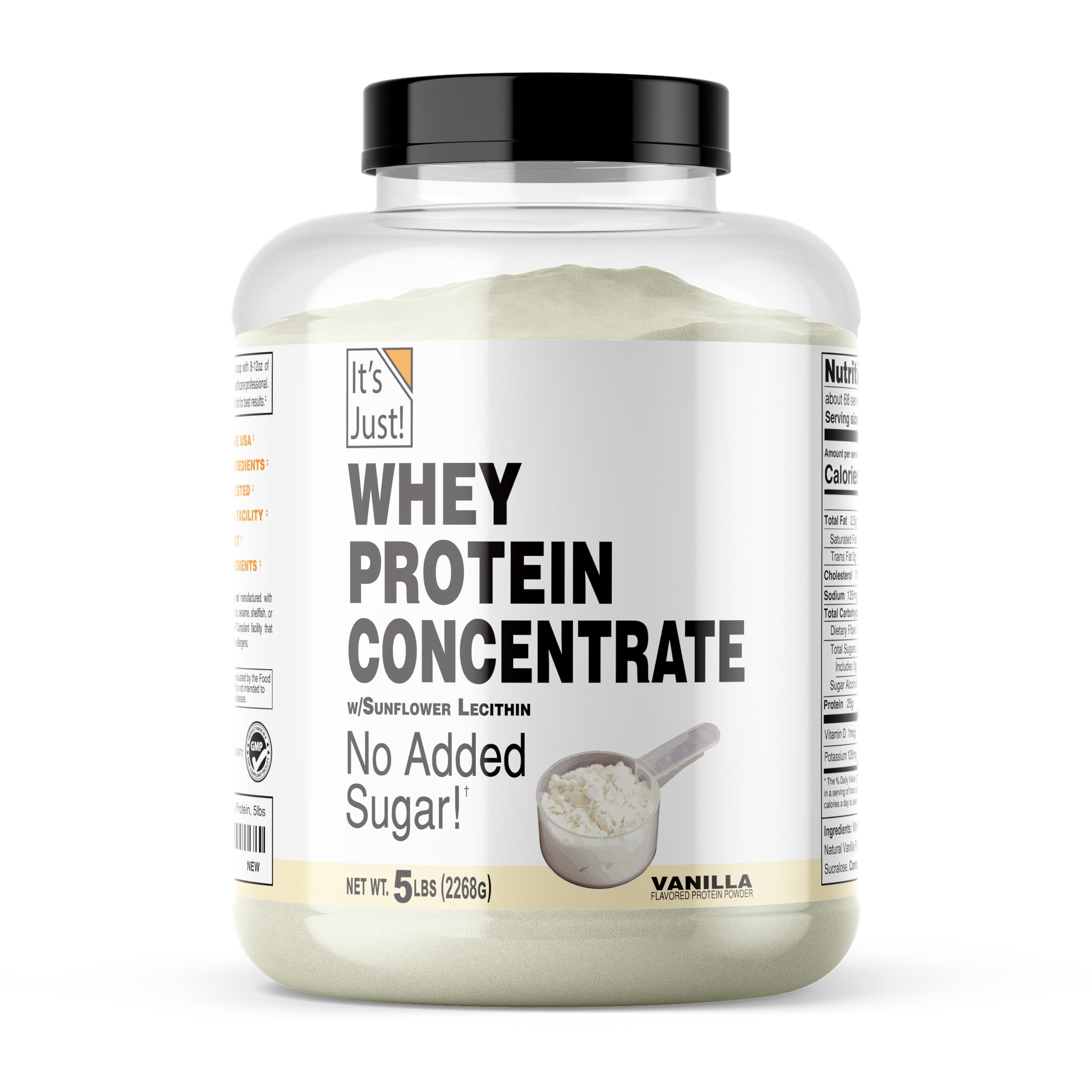 It's Just! 100% Whey Protein Concentrate Powder