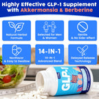 GLP-1 Supplement for Women & Men with Akkermansia & Berberine

