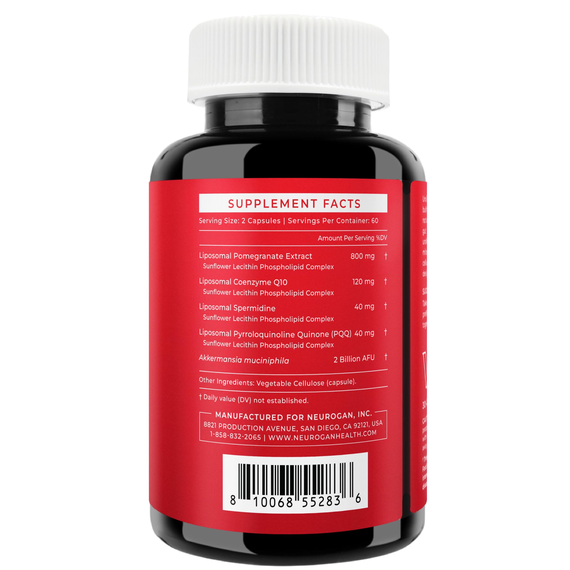 Neurogan Precursor Urolithin Pro+ Capsules | Mito Energy

