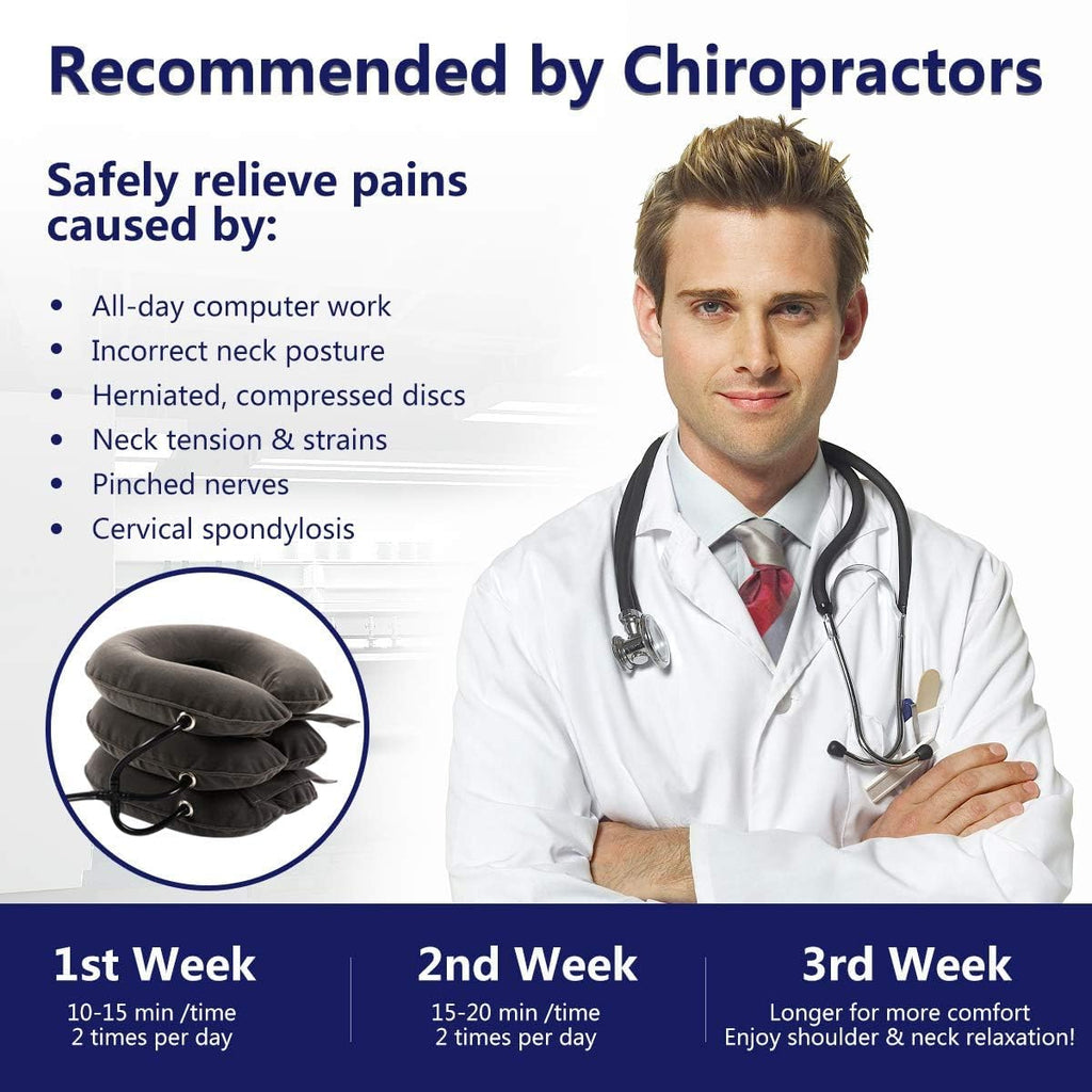 Siwei Inflatable Neck Traction Device | Home Relief

