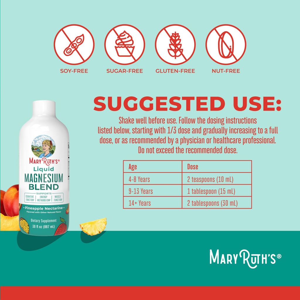 MaryRuth's Liquid Magnesium Complex | Cognitive Support

