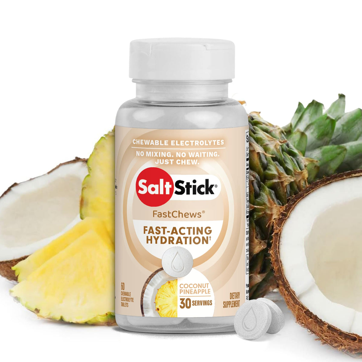 SaltStick Electrolyte FastChews Chewable Hydration Tablets
