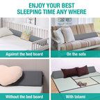Vekkia Bed Wedge Pillow Gap Filler Headboard Stop Pillow Slips

