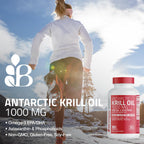 Bronson Antarctic Krill Oil 1000 mg with Omega-3s

