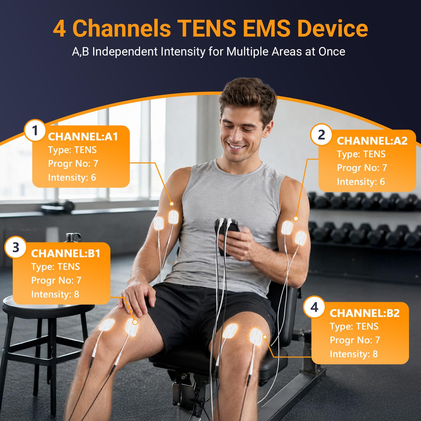 Comfytemp TENS Unit for Pain Relief and Therapy

