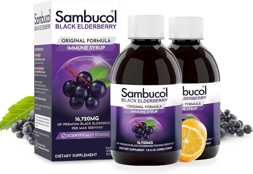 Sambucol Black Elderberry Syrup Immune Support

