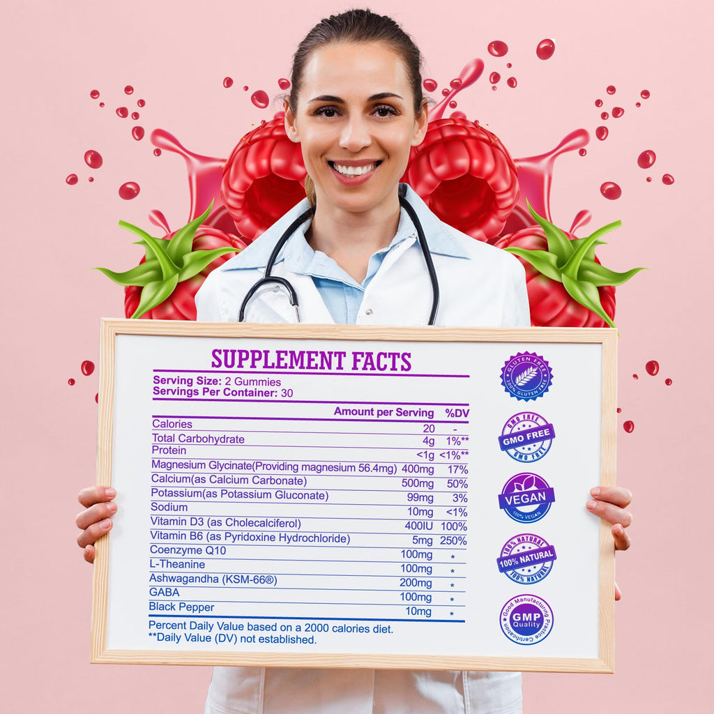 Magnesium Glycinate Gummies with L-Theanine & GABA

