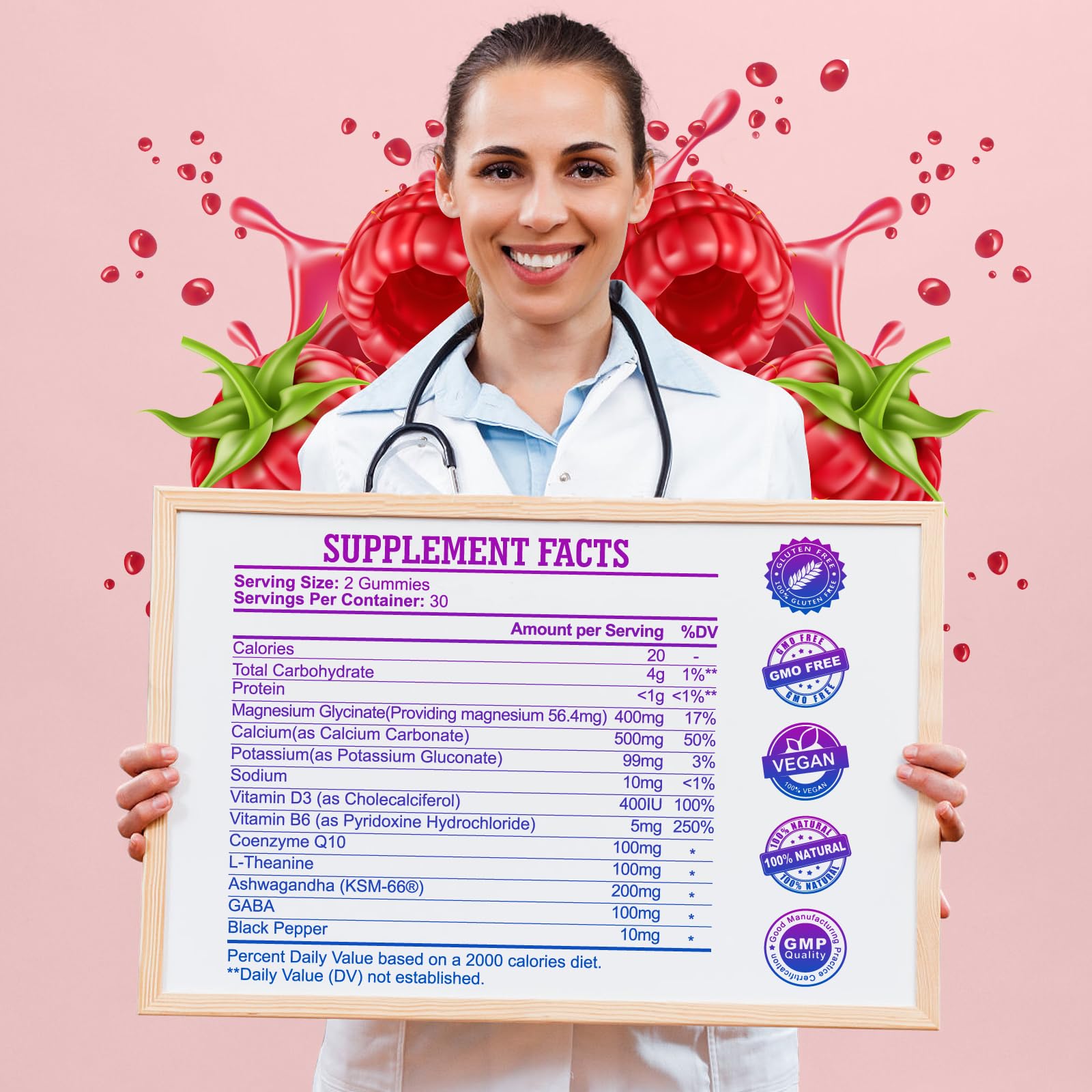 Magnesium Glycinate Gummies with L-Theanine & GABA

