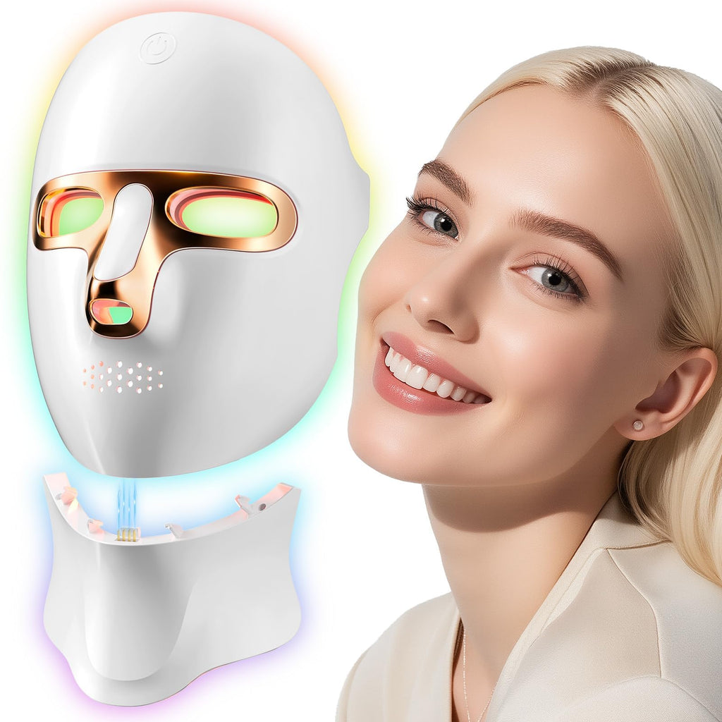 Red Light Therapy Face Mask - Cordless LED USB-C Rechargeable

