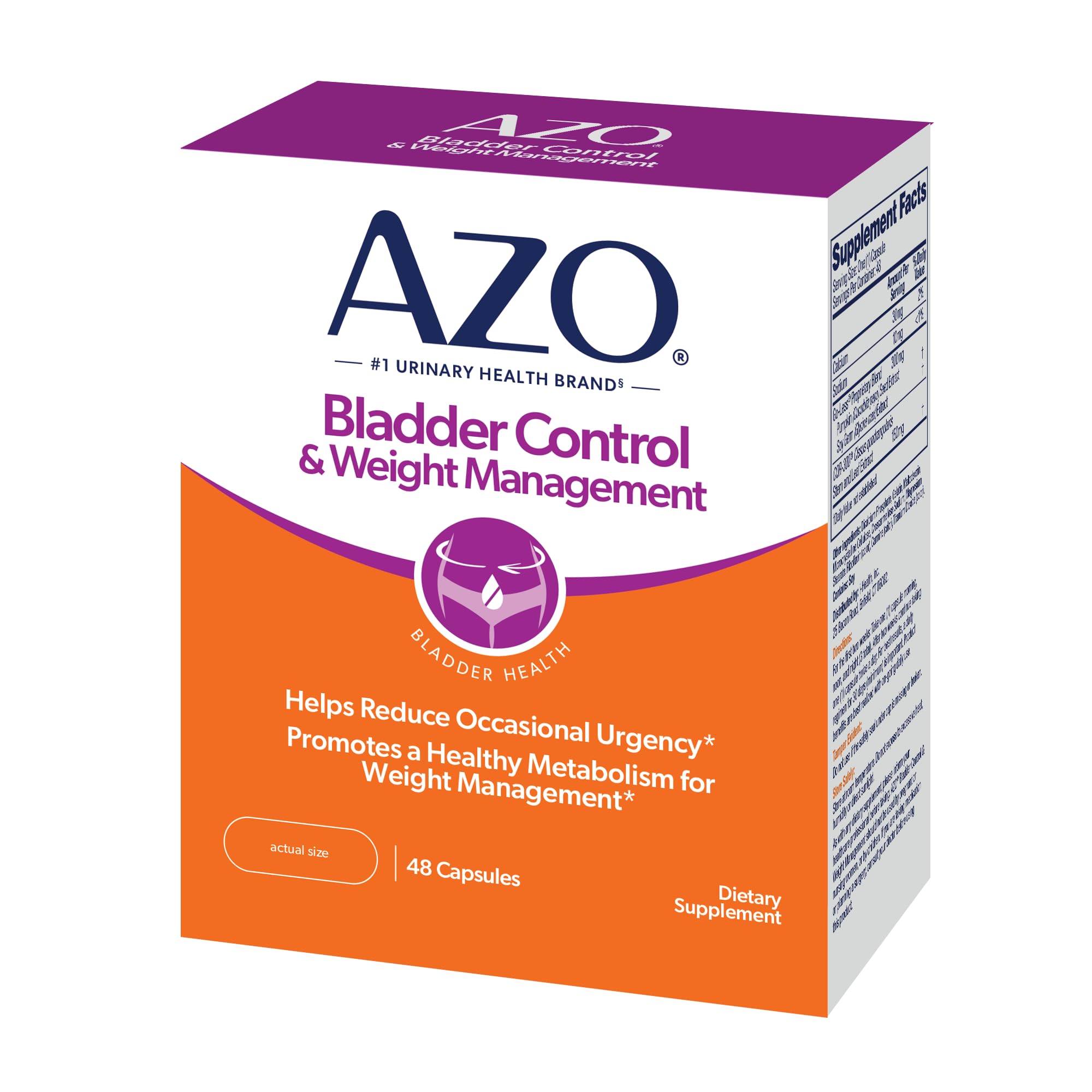 AZO Bladder Control Go-Less Weight Management Supplement

