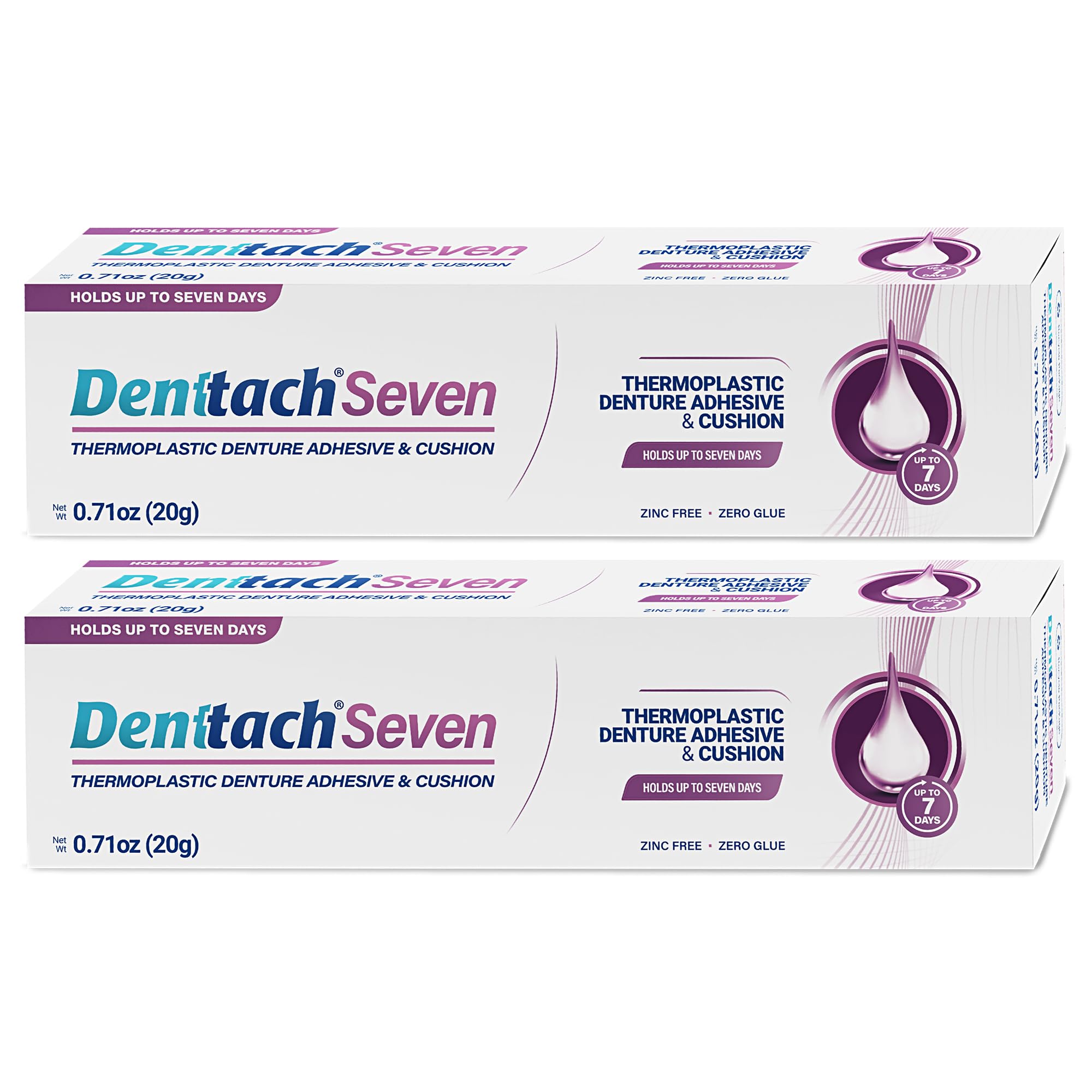 Denttach Thermoplastic Denture Adhesive Cushioned Comfort

