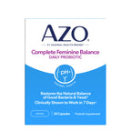 AZO Complete Feminine Balance Vaginal Probiotics for Women

