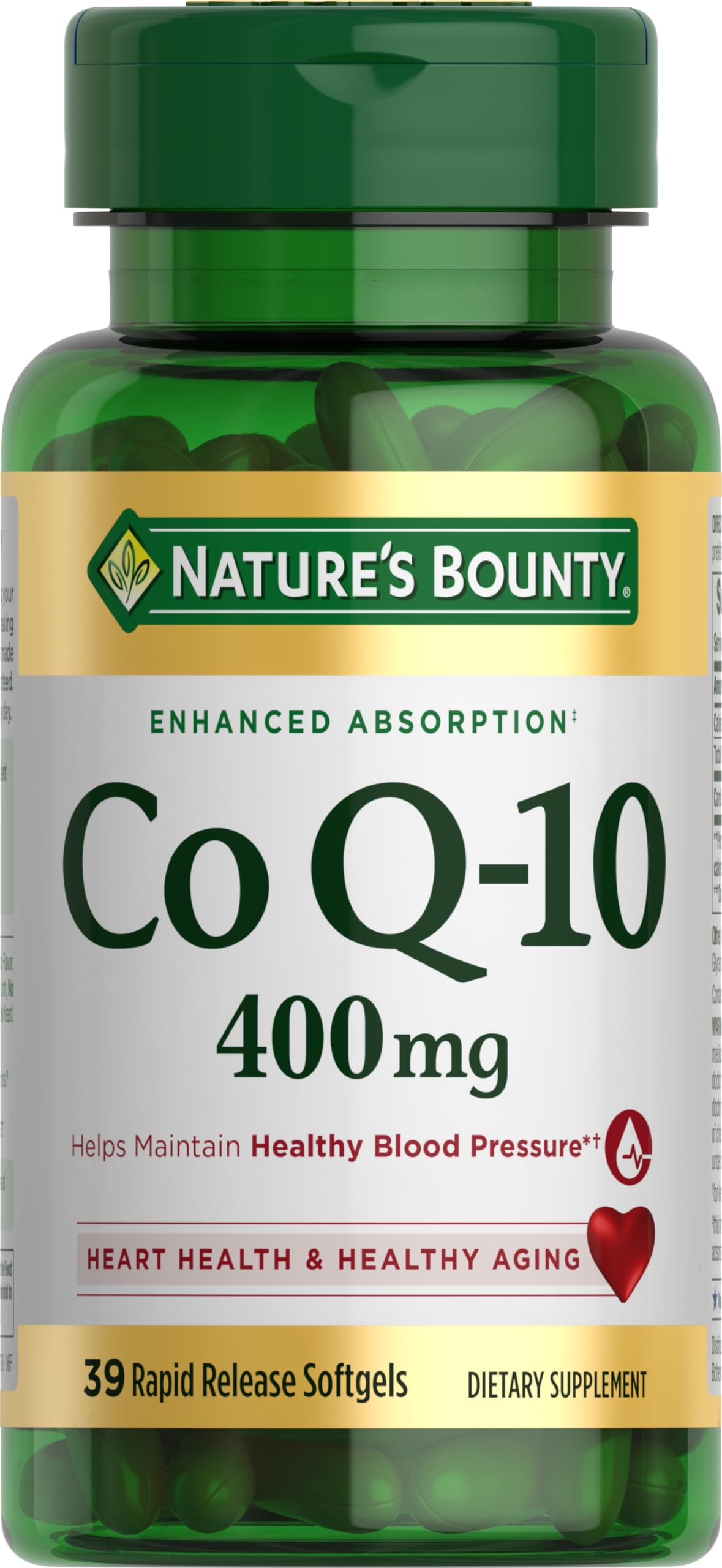 CoQ-10 400 mg Softgels - Nature's Bounty

