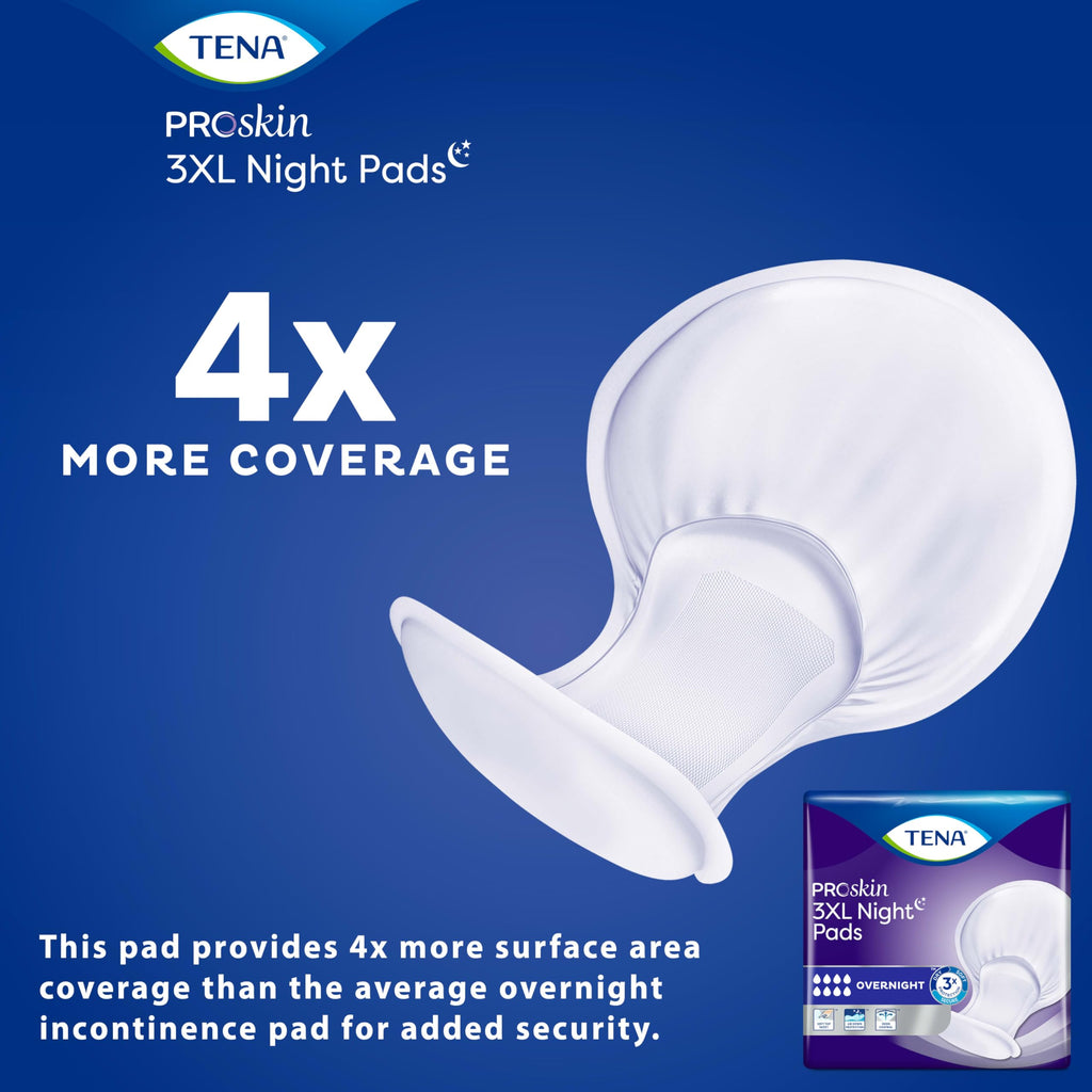 TENA ProSkin Night Incontinence Pads - Overnight Protection

