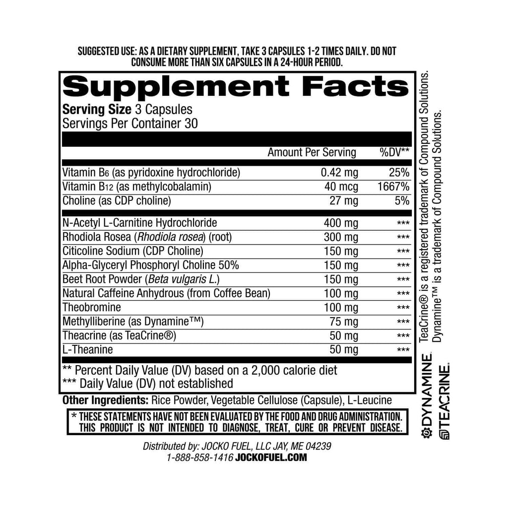 Brain Power Nootropic by Jocko Fuel | Focus

