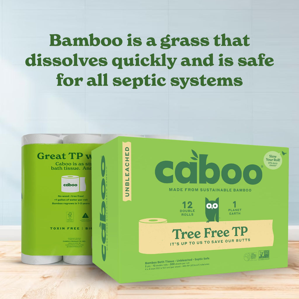 Caboo Toilet Paper | Septic Safe & Eco Friendly


